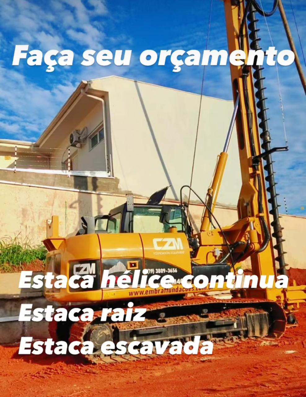 Estacas hélice contínua